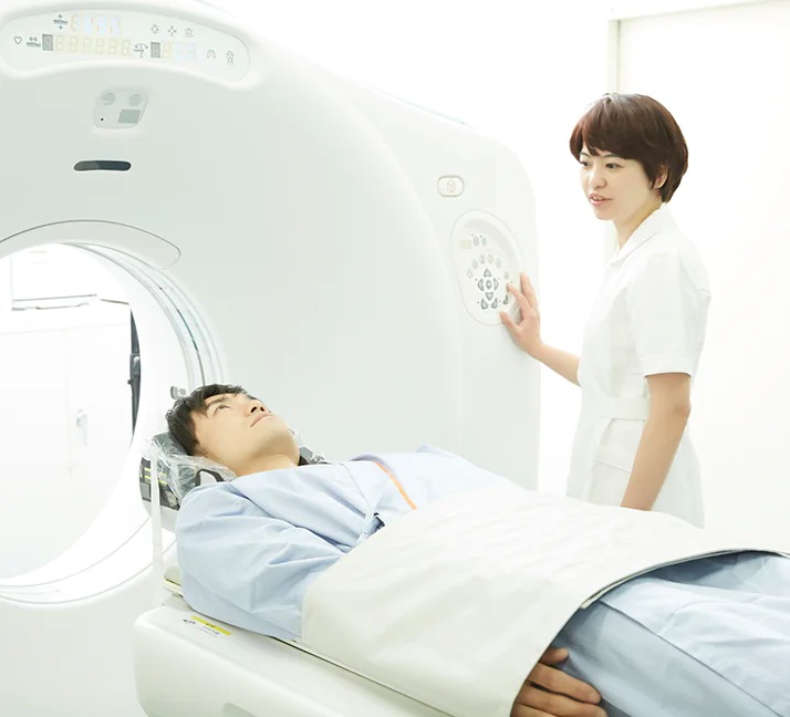 高性能CT完備~胸部レントゲンと同等の被ばく量でCT検査が可能~